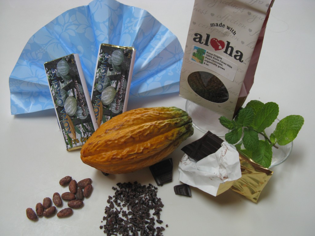 Cacao nibs, dark chocolate, milk chocolate
